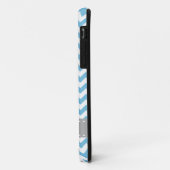 Saddlebred Blue Chevron iPhone 5 Hoesje (Achterkant/links)