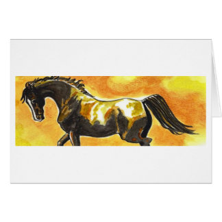 Saddlebred Morgan Horse Originele Kunstkaart
