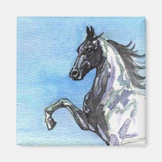 Saddlebred Paard Art Magnet Magneet (Voorkant)