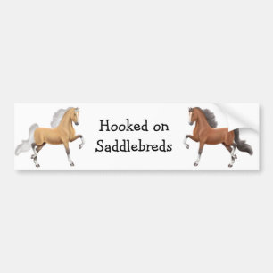 Saddlebred Paarden Bumpersticker