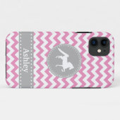  Saddlebred Pink Chevron iPhone 5 Hoesje (Achterkant (horizontaal))