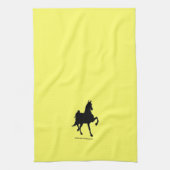 Saddlebred Silhouette Theedoek (Verticaal)