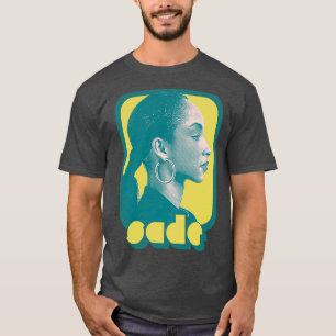 Sade Retro Style Origineel Fan Art Design 1 T-shirt
