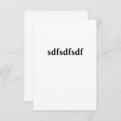 sadfsdfsdfsd bedankkaart (Voorkant / Achterkant)