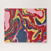Sadie 1 Puzzle Abstrait Couleurs Folles (Horizontal)