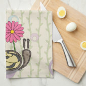 Sadie de slak keukenhanddoek (Quarter Fold)