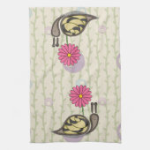 Sadie de slak keukenhanddoek (Verticaal)