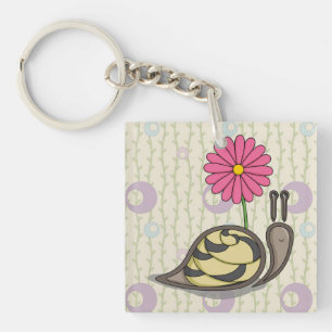 Sadie de Snail Acryl Sleutelhanger