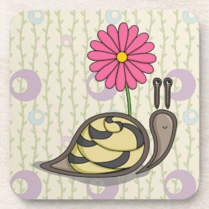 Sadie le Dessous de verre Carré des escargots