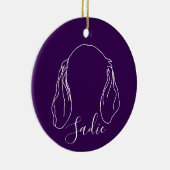 Sadie Ornament (Paw Prints) (Rechts)