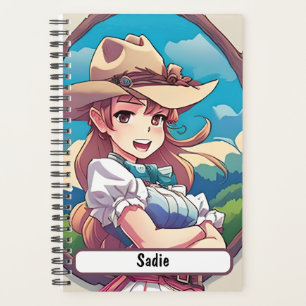 Sadie The Cowgirl, met Nametag Planner
