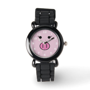 Sadie the Pink ~ Cute Girly Kawaii Horloge