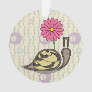Sadie the Snail Acryllic Ornament