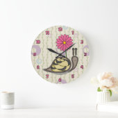 Sadie the Snail Clock Grote Klok (Huis)