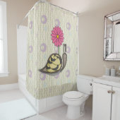 Sadie the Snail-gordijn Douchegordijn (In situ)