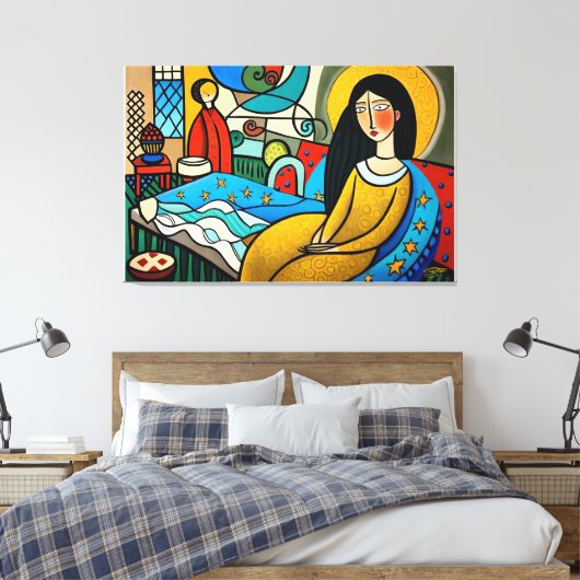 Sadness devours the soul canvas afdruk (Insitu (Slaapkamer))