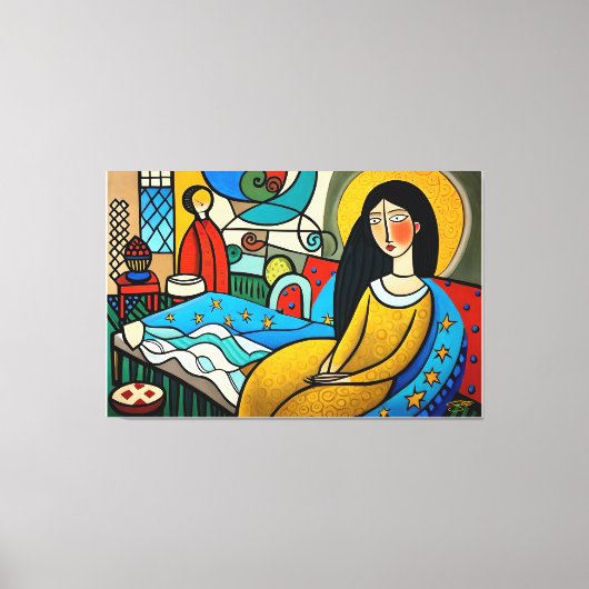 Sadness devours the soul canvas afdruk (Voorkant)