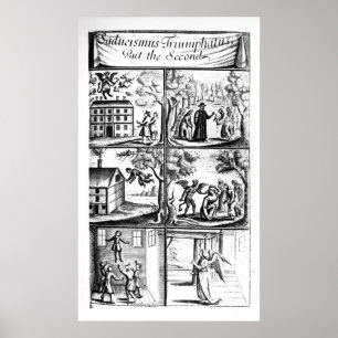 Saducismus Triumphatus, tweede deel Poster