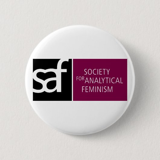 SAF-logo-toets Ronde Button 5,7 Cm (Voorkant)