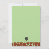 Safari 1e verjaardag | Laten we wild worden Kaart (Achterkant)