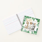 Safari 1er Anniversaire Livre d'Invité Carnet Spir (Intérieur)