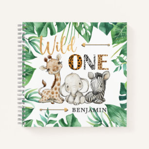 Safari 1er Anniversaire Livre d'Invité Carnet Spir
