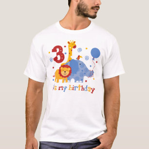 Safari 3rd Birthday T-shirt