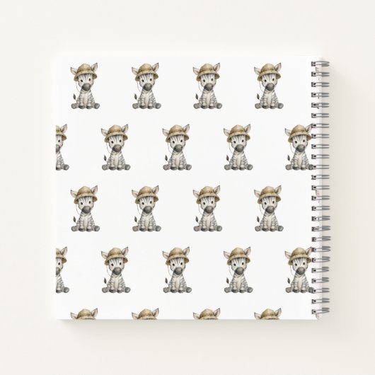 Safari Adventure Babies | Cute Watercolour Animals Notitieboek (Achterkant)