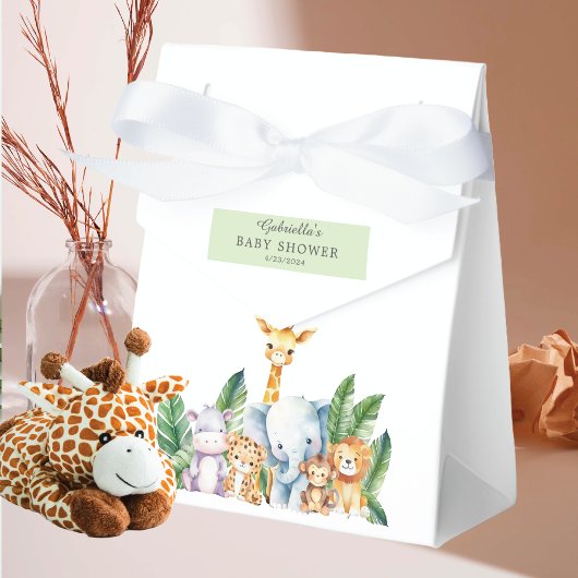Safari Adventure Baby shower Bedankdoosjes