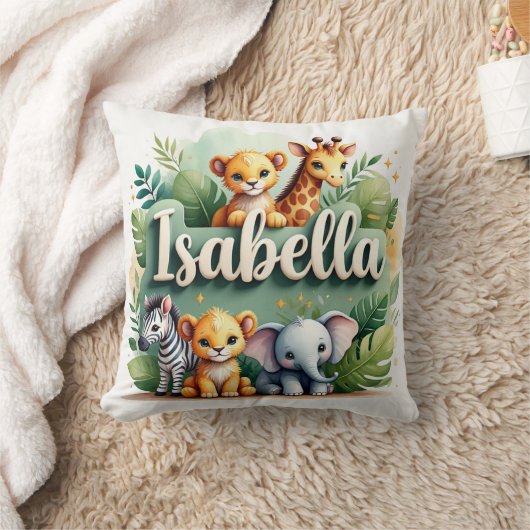 Safari Adventure Isabella Sierkussen (Deken)