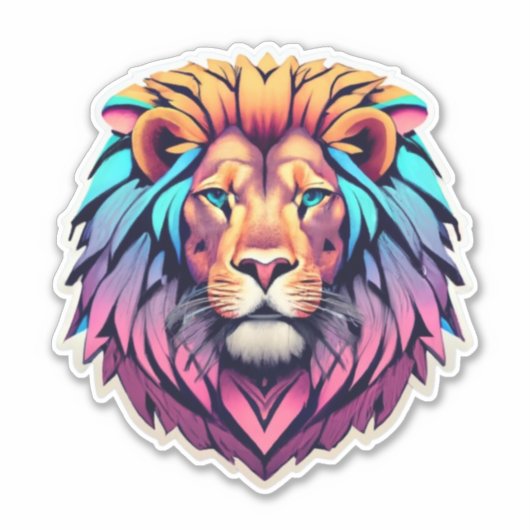 Safari Adventures Lion Sticker Series (Voorkant)