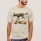 Safari African Wild Dog Tshirt (Voorkant)