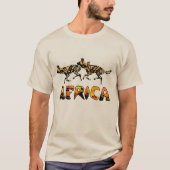 Safari African Wild Dog Tshirt (Voorkant)