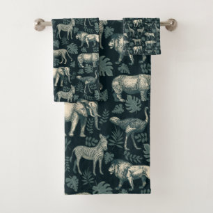 Safari Afrikaanse dieren Bad Handdoek