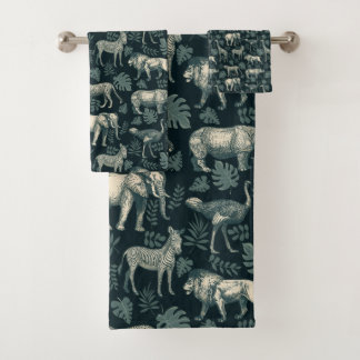 Safari Afrikaanse dieren Bad Handdoek