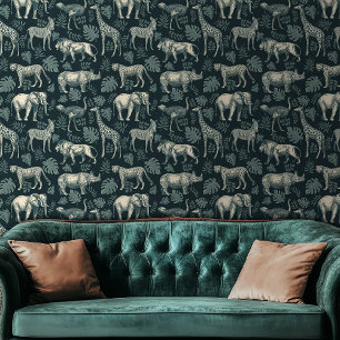 Safari Afrikaanse dieren Behang