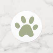 Safari Animal Baby shower Confetti (Kleine voorkant)