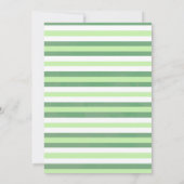 Safari Animal Baby shower Invitation Greenery Kaart (Achterkant)