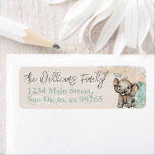 Safari animal Boho Oh Boy Baby shower Etiket