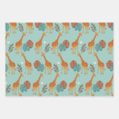Safari Animal, Giraffe Print Gift Pattern, Giraffe Inpakpapier Vel (Voorkant 3)