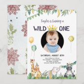 Safari Animal Kaart (Voorkant / Achterkant)