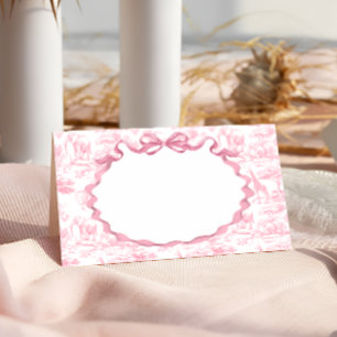 Safari Animal Pink Toile de Jouy Baby shower