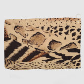 Safari Animal Print Golf Towel Golfhanddoek (Horizontaal)