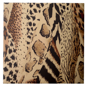 Safari Animal Print Tile Tegeltje