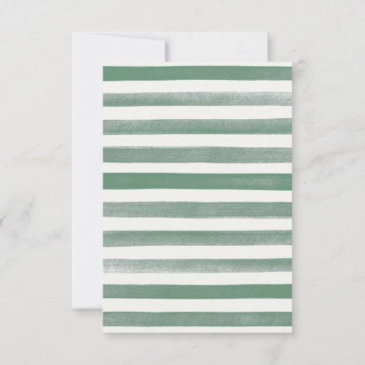 Safari Animals Baby shower Dank u wel kaarten (Achterkant)