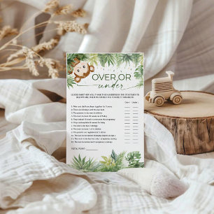 Safari Animals Baby shower over of onder het spel