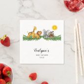 Safari Animals Baby Shower Servet (Insitu)