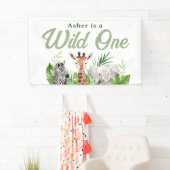 Safari Animals Birthday Spandoek (Insitu)