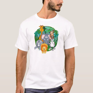 Safari Animals Cartoon T-shirt