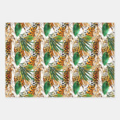 Safari Animals' Fur Print Patterns Wildlife Oerwou Inpakpapier Vel (Voorkant)